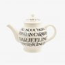 Emma Bridgewater Black Toast 4 Mug Teapot