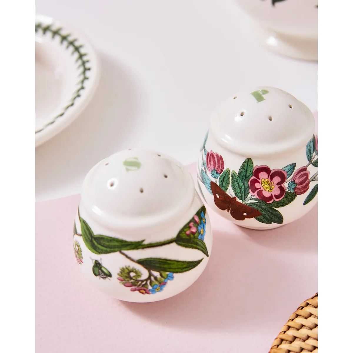 Portmeirion Pottery Botanic Garden Salt & Pepper Pair