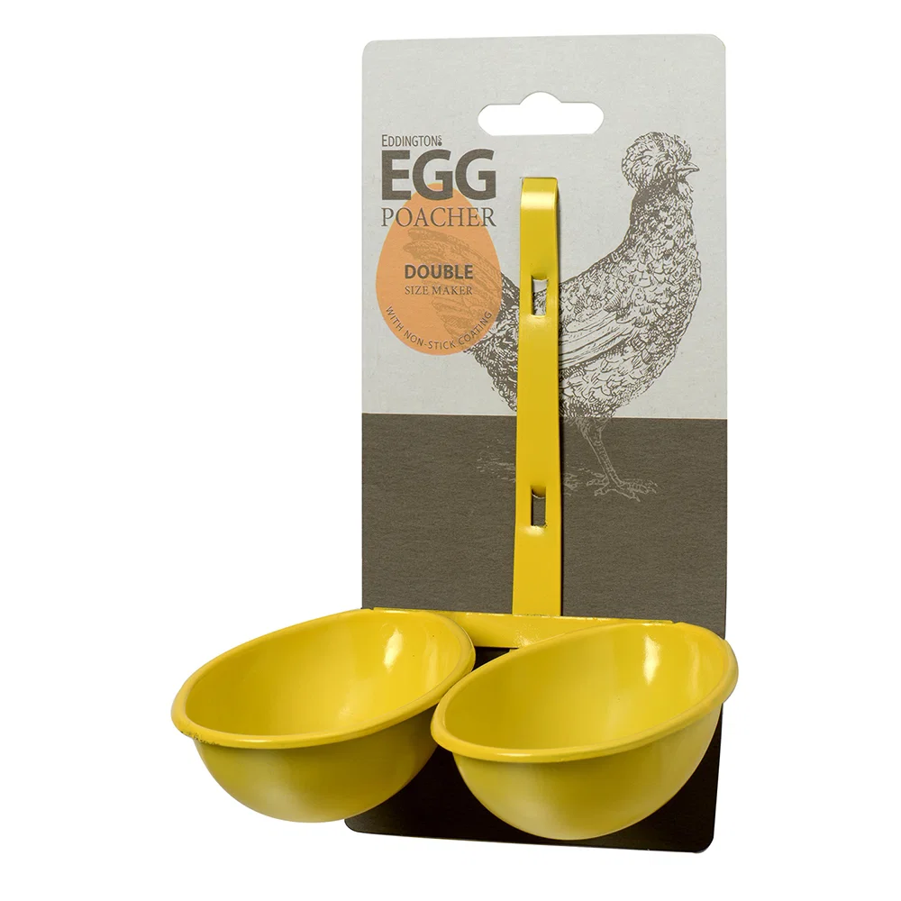 Eddingtons Yellow Double Egg Poacher