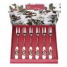 The Holly & The Ivy Pastry Fork Set Of 6