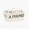 Emma Bridgewater Black Toast Half a Pound Small Butter Dish