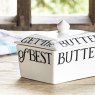 Emma Bridgewater Black Toast Half a Pound Small Butter Dish