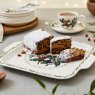 The Holly & The Ivy Square Cake Plate