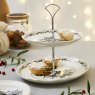 The Holly & The Ivy Two Tier Cake Stand