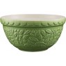 Mason Cash In The Forest Green Embossed Mixing Bowl 21cm