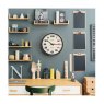 Newgate Gingko Lumos Clock - Oval White Ash