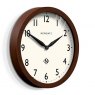 Newgate Newgate Wimbledon Dark Oak Cream Dial Clock