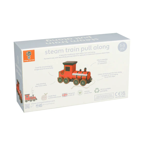 Orange Tree Steam Train Pull Along