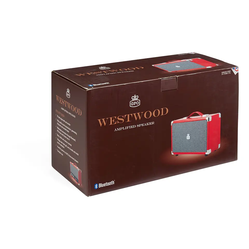 GPO Westwood Speaker Red