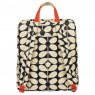 Orla Kiely Ashwood Leather Men's Rucksack Black PL46
