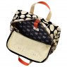Orla Kiely Ashwood Leather Men's Rucksack Black PL46