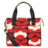 Orla Kiely Ashwood Leather Garment Bag Brown