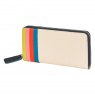 Orla Kiely Sara Miller Black Bamboo Large Zip Purse