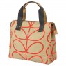 Orla Kiely Ashwood David Large Leather Messenger Bag - Tan