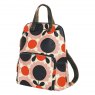 Orla Kiely Ashwood Tommy Large Leather Rucksack Brown