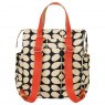 Orla Kiely Ashwood Leather Backpack Green X-37