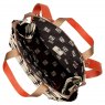 Orla Kiely Ashwood Leather Backpack Green X-37
