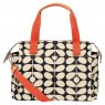 Orla Kiely Ashwood David Large Leather Messenger Bag - Brown