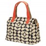 Orla Kiely Ashwood David Large Leather Messenger Bag - Brown