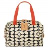 Orla Kiely Ashwood Leather Bag Mud Brown ELA698