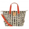Orla Kiely Ashwood Leather Washbag Brown Lou
