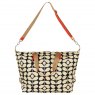 Orla Kiely Ashwood Leather Washbag Brown Lou