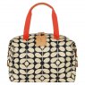 Orla Kiely Ashwood Leather Washbag Brown Lou