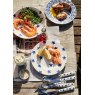 Emma Bridgewater Emma Bridgewater Blue Star Medium Dinner Plate 8.5 Inch