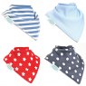Ziggle Ziggle Baby Bandana Dribble Bib - Flowers &  Ferns