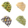 Ziggle Baby Bandana Dribble Bib 4 Pack - Farm