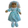 Powell Craft Rag Doll with Blue Daisy Print Dress