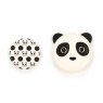 Jellycat Soft Toys Yvonne Ellen Panda / Parakeet Rectangular Tins Set of 2