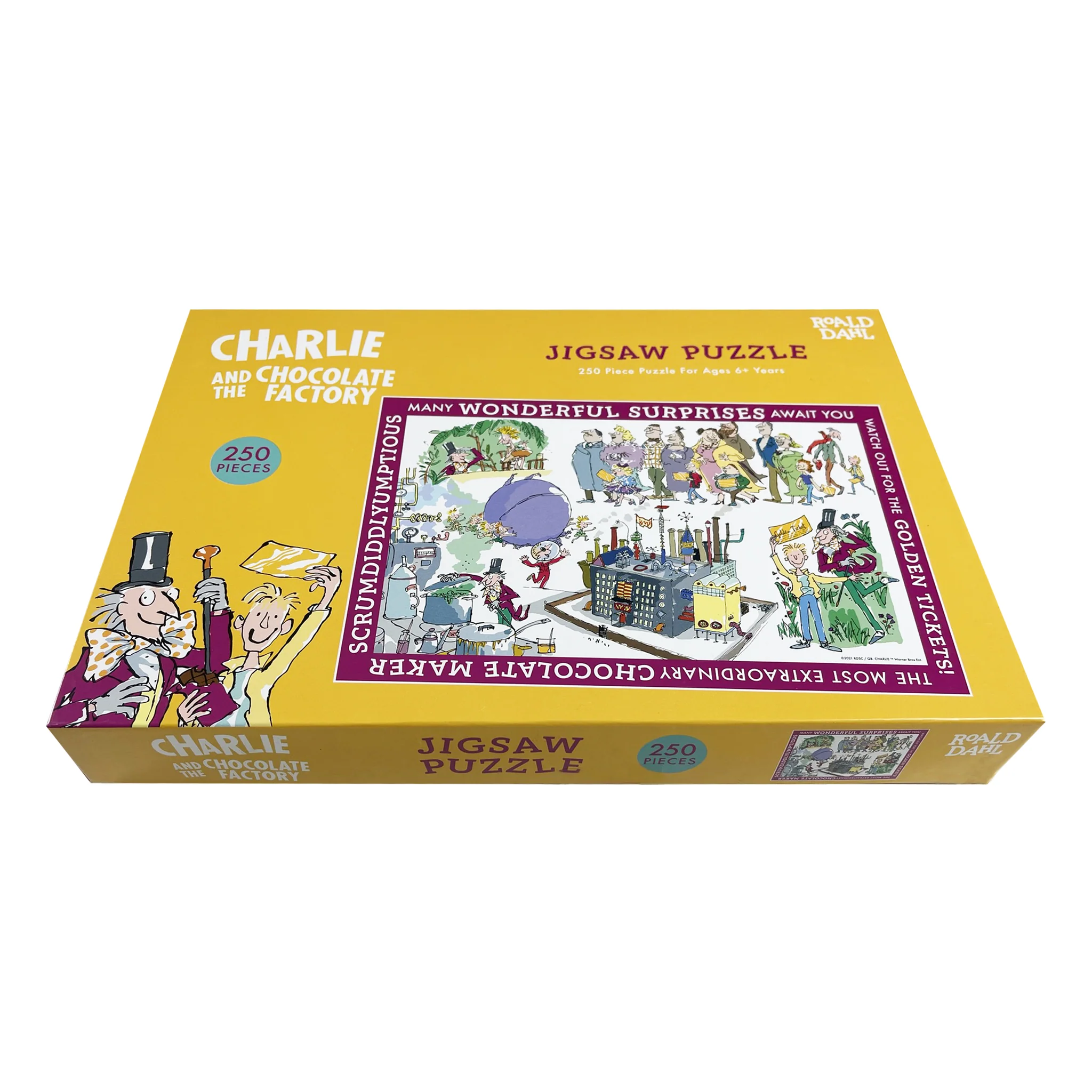 Roald Dahl Charlie & Chocolate Factory 250 Piece Puzzle