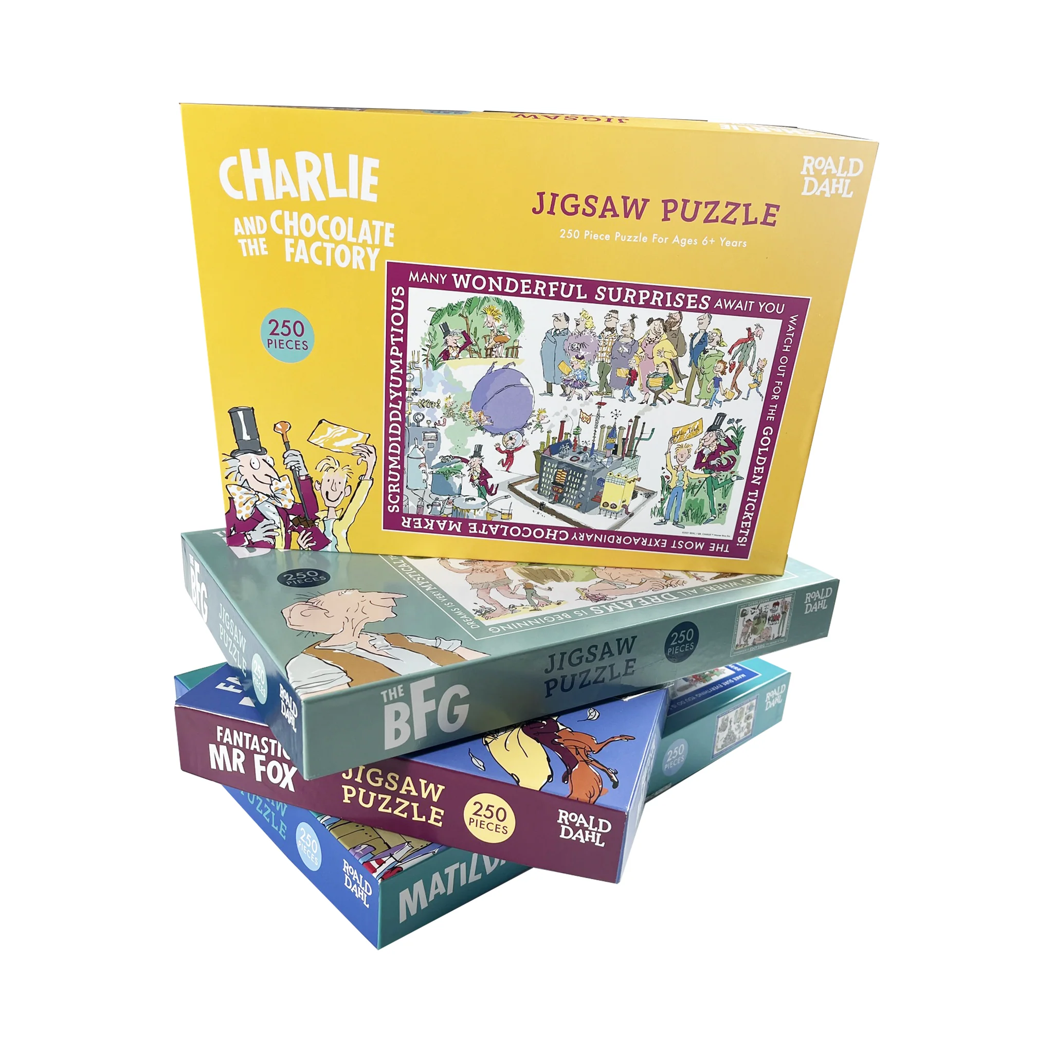 Roald Dahl Charlie & Chocolate Factory 250 Piece Puzzle