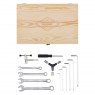 Gentlemen's Hardware GEN Bicycle Tool Kit Wooden Box & S/S Tools