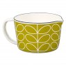 Orla Kiely Orla Kiely Early Bird Navy Quite Big Mug 350ml