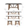 Garden Trading Chilson Table & Bench Set Small