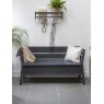 Garden Trading Modern Settle Bench In Carbon