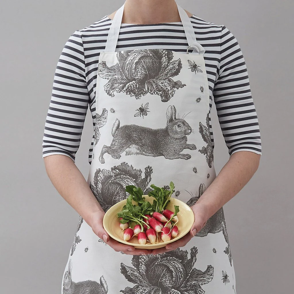 Thornback & Peel Grey Rabbit & Cabbage Apron