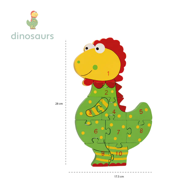 Orange Tree Dinosaur Number Puzzle