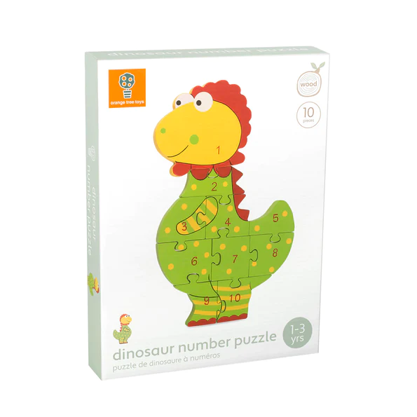 Orange Tree Dinosaur Number Puzzle