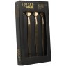 La Cafetiere Set of 4 Brushed Gold Latte Spoons