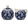 London Pottery Sugar and Creamer Set Small Daisies