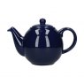 London Pottery Cobalt Blue Globe Teapot