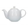 London Pottery Globe White Teapot