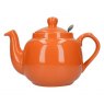 Orange Farmhouse Filter Teapot