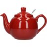 KitchenCraft Red Farmhouse Filter Teapot