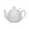 White Farmhouse Filter Teapot