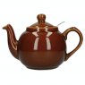 London Pottery Rockingham Brown Farmhouse Filter Teapot