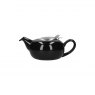 London Pottery Pebble Filtered Teapot Gloss Black